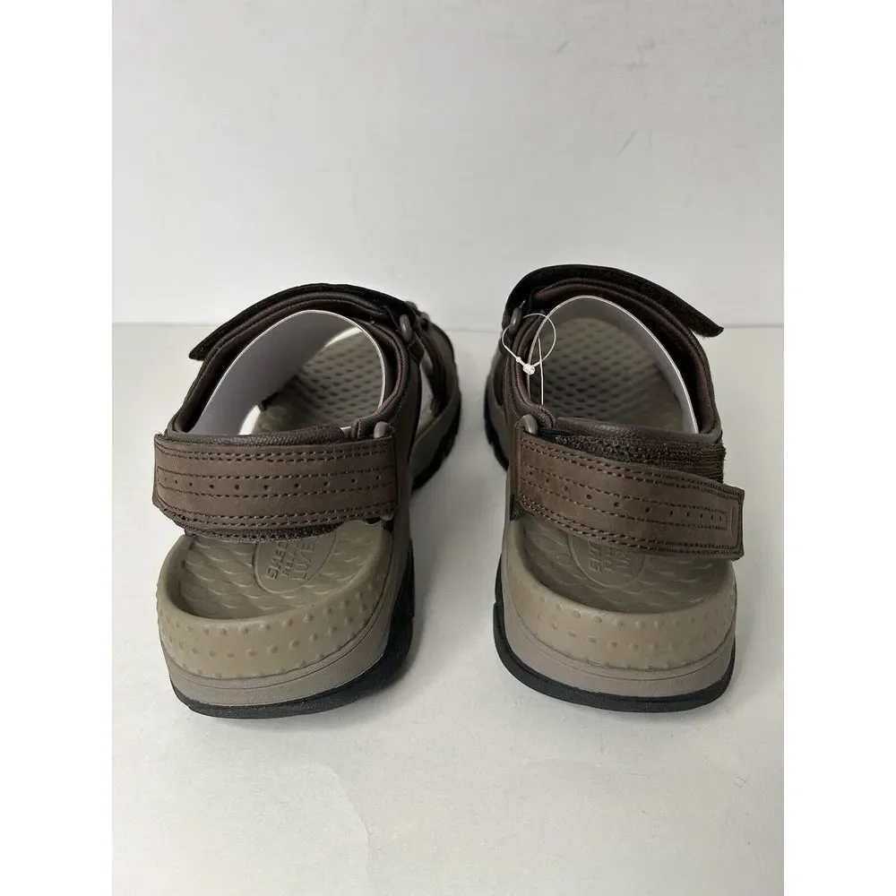 New Skechers Mens Relaxed Fit Tresmen Garo Chocolate Sz‎ 12